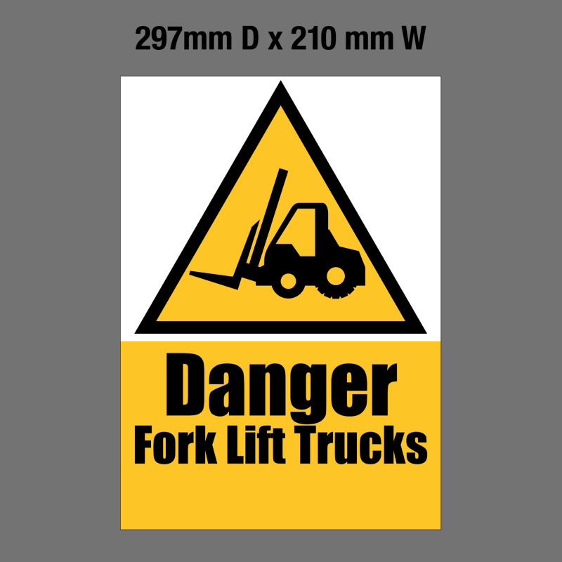 'Fork Lift Trucks' Foamex Sign